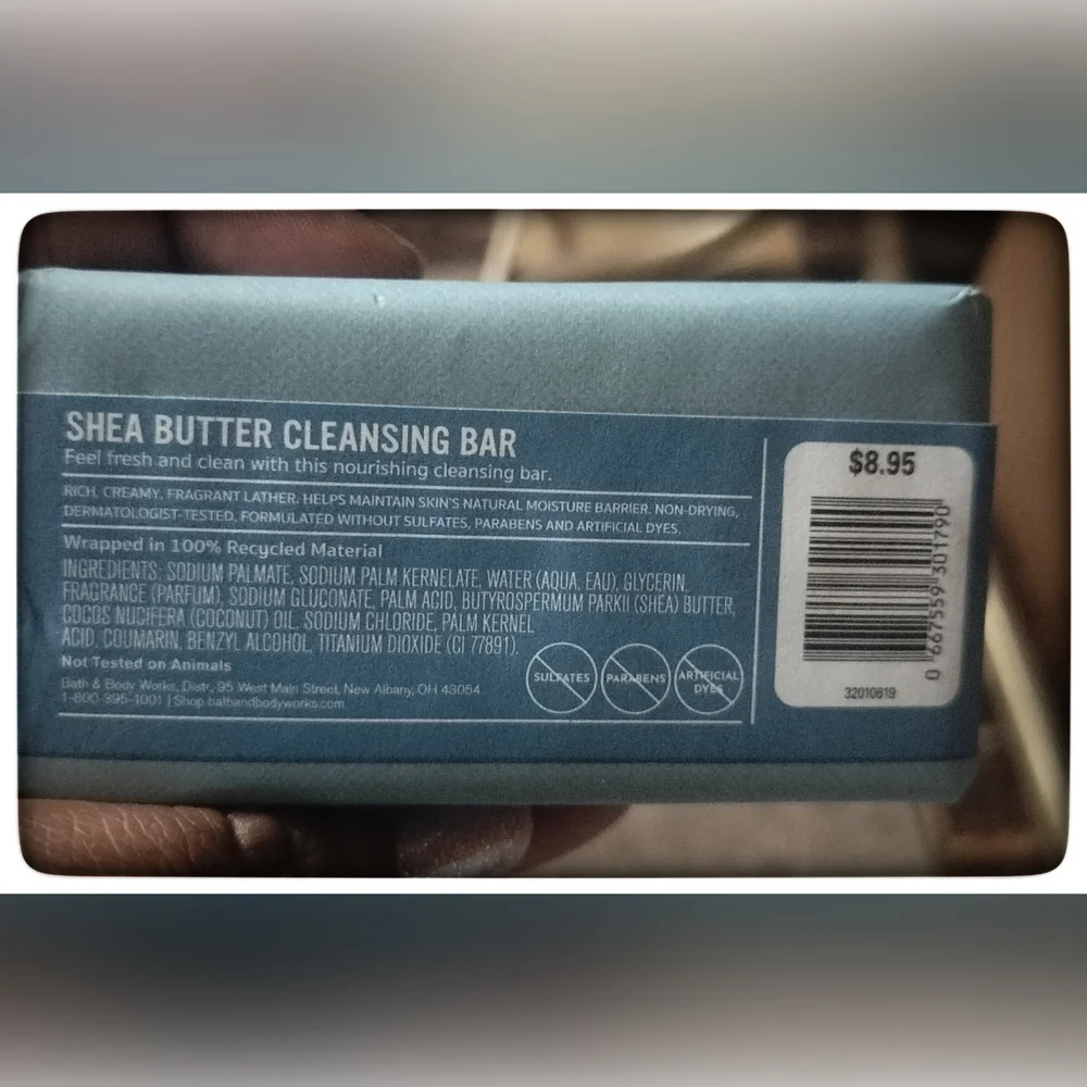 Bath & Body Works True Blue Spa Shower Creams & Vanilla Coconut Bar Soap Set NEW - Picture 5 of 5